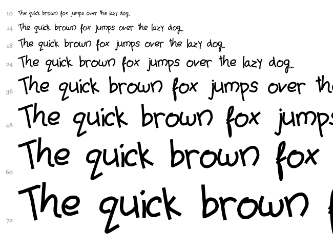 Make My Day font waterfall